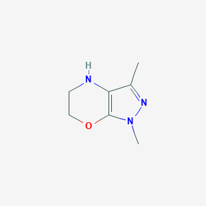 1,3-dimethyl-1H,4H,5H,6H-pyrazolo[3,4-b][1,4]oxazineͼƬ