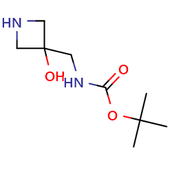 Tert-butylN-[(3-hydroxyazetidin-3-YL)methyl]carbamateͼƬ