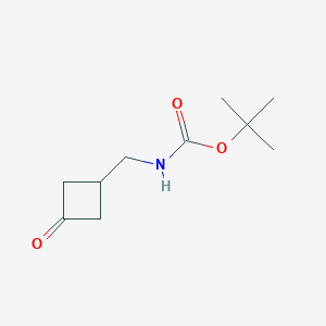 Tert-Butyl((3-oxocyclobutyl)methyl)carbamateͼƬ