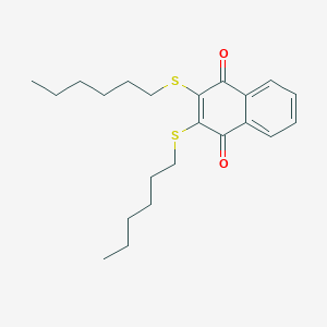 2,3-Bis(n-hexylthio)-1,4-naphthalenedioneͼƬ