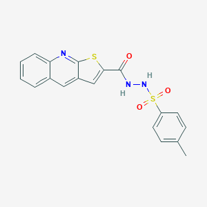 4-Methyl-N'-(thieno[2,3-b]quinolin-2-ylcarbonyl)benzenesulfonohydrazideͼƬ