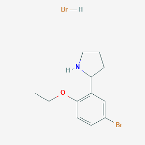 2-(5-Bromo-2-ethoxyphenyl)pyrrolidine HydrobromideͼƬ