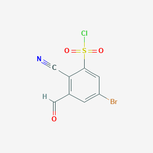 5-Bromo-2-cyano-3-formylbenzenesulfonyl chlorideͼƬ