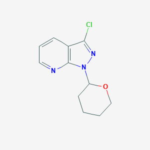 3-Chloro-1-(oxan-2-yl)-1H-pyrazolo[3,4-b]pyridineͼƬ