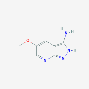 3-Amino-5-methoxy-1H-pyrazolo[3,4-b]pyridineͼƬ