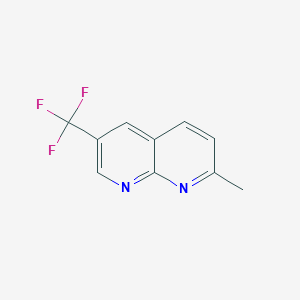 2-Methyl-6-(trifluoromethyl)-1,8-naphthyridineͼƬ