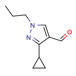 3-cyclopropyl-1-propyl-1H-pyrazole-4-carbaldehydeͼƬ