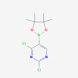 2,4-dichloro-5-(4,4,5,5-tetramethyl-1,3,2-dioxaborolan-2-yl)pyrimidineͼƬ