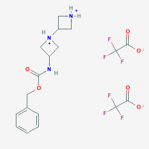 benzylN-[1-(azetidin-3-yl)azetidin-3-yl]carbamatedihydrochlorideͼƬ