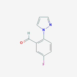 5-fluoro-2-(1H-pyrazol-1-yl)benzaldehydeͼƬ