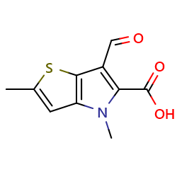 6-formyl-2,4-dimethyl-4H-thieno[3,2-b]pyrrole-5-carboxylicacidͼƬ