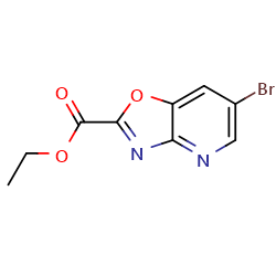 Ethyl6-bromo-[1,3]oxazolo[4,5-b]pyridine-2-carboxylateͼƬ