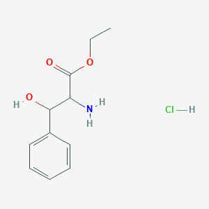 2-Amino-3-hydroxy-3-phenyl-propionic acid ethylester hydrochlorideͼƬ