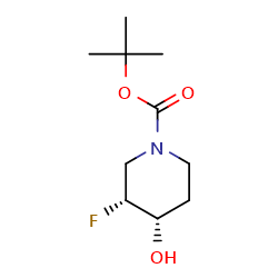 Tert-butyl(3R,4S)-3-fluoro-4-hydroxypiperidine-1-carboxylateͼƬ