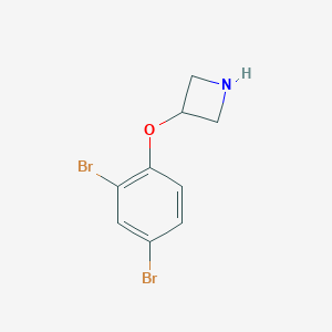 3-(2,4-Dibromophenoxy)azetidineͼƬ