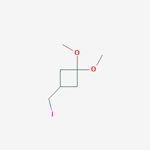 3-(Iodomethyl)-1,1-dimethoxycyclobutaneͼƬ