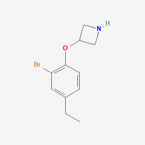 3-(2-Bromo-4-ethylphenoxy)azetidineͼƬ