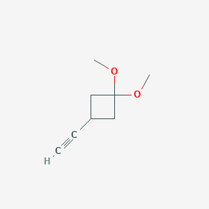 3-ethynyl-1,1-dimethoxycyclobutaneͼƬ