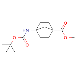 Methyl4-((tert-butoxycarbonyl)amino)bicyclo[2,2,1]heptane-1-carboxylateͼƬ