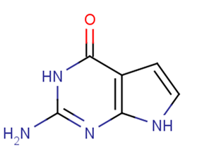 2-Amino-4-hydroxypyrrolo[2,3-d]pyrimidiͼƬ