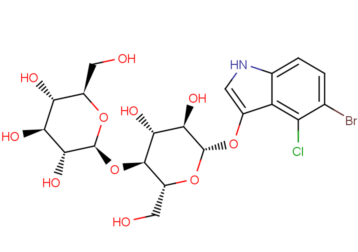 5-Bromo-4-chloro-3-indoxyl-beta-D-cellobiosideͼƬ