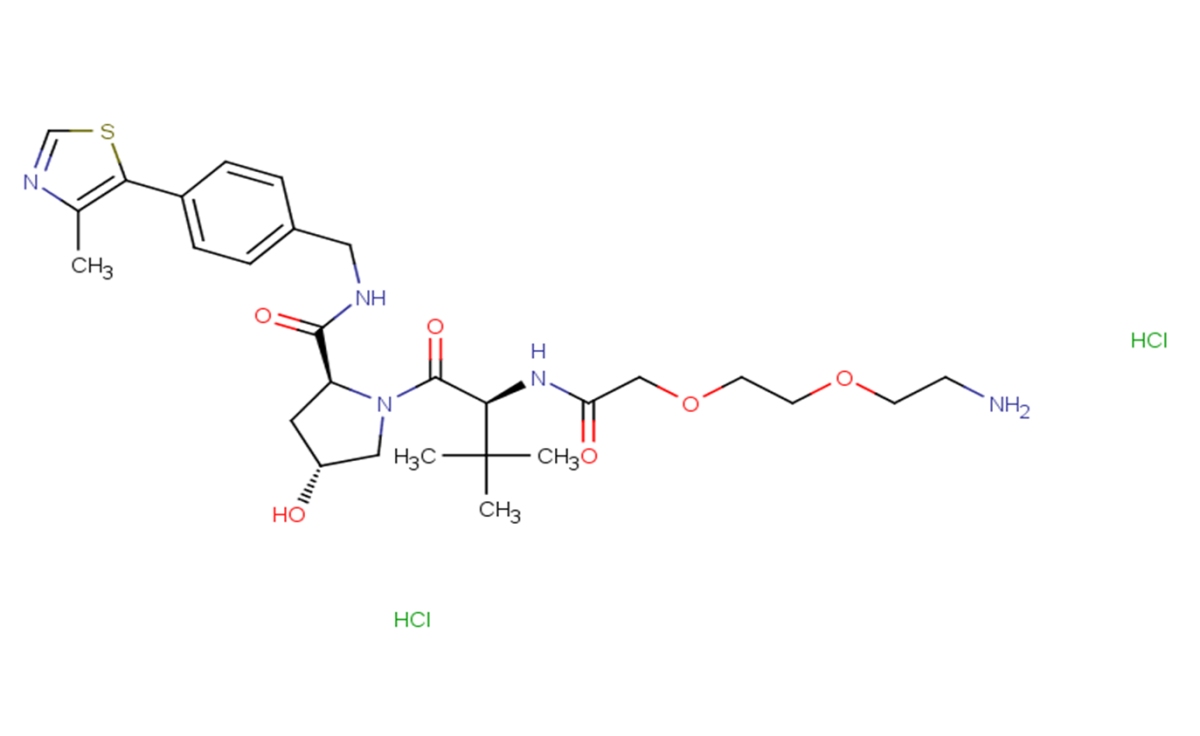 (S,R,S)-AHPC-PEG2-NH2 dihydrochlorideͼƬ