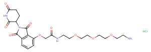 Thalidomide-O-amido-PEG3-C2-NH2 hydrochlorideͼƬ