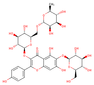 6-Hydroxykaempferol 3-Rutinoside-6-glucosideͼƬ