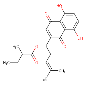 (2-Methylbutyryl)shikoninͼƬ