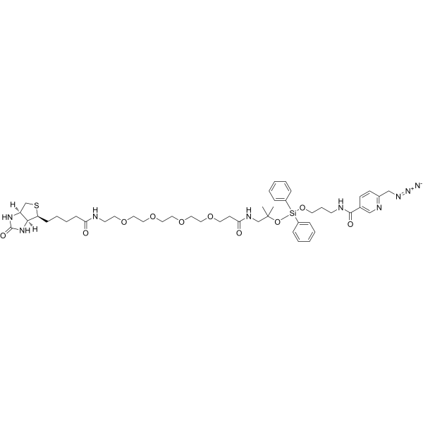 Biotin-PEG4-dialkoxydiphenylsilane-picolyl azideͼƬ