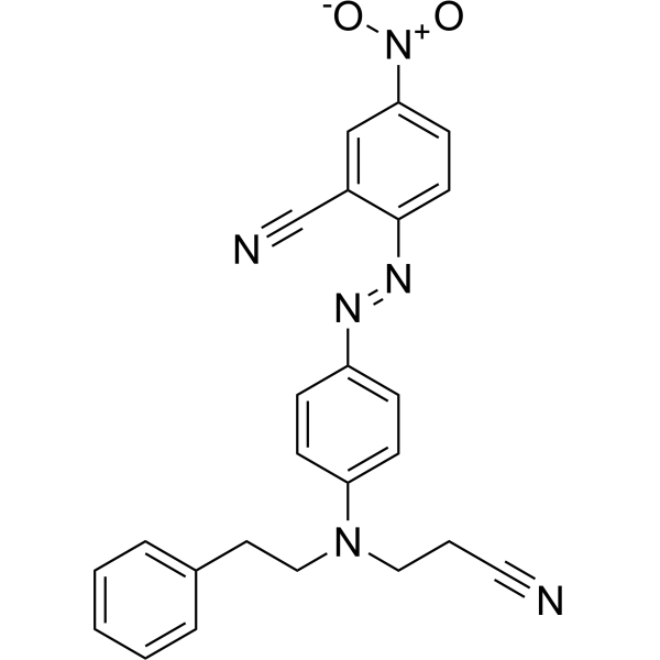 2-4-(2-Cyanoethyl)(2-phenylethyl)aminophenylazo-5-nitrobenzonitrileͼƬ