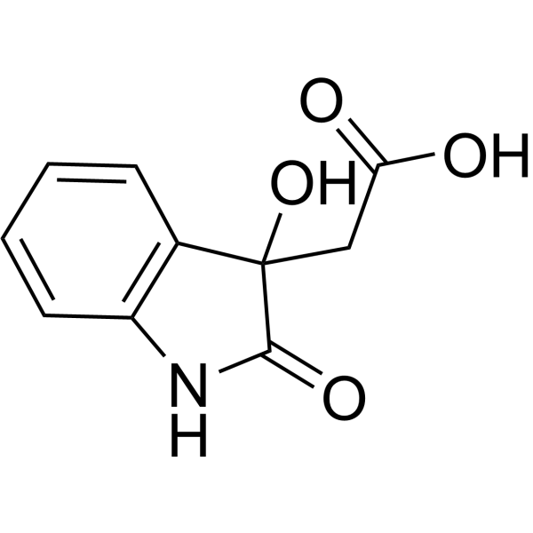 2-(3-Hydroxy-2-oxoindolin-3-yl)-acetic acidͼƬ