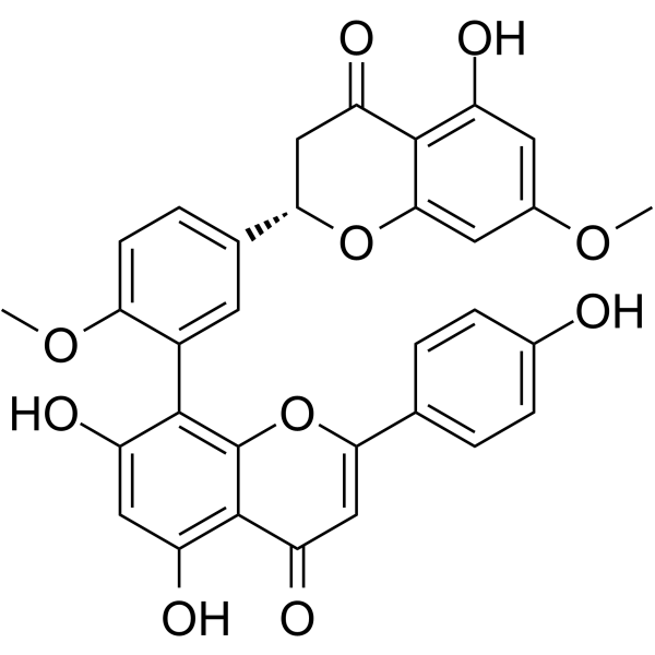 2,3-Dihydroamentoflavone 7,4'-dimethyl etherͼƬ