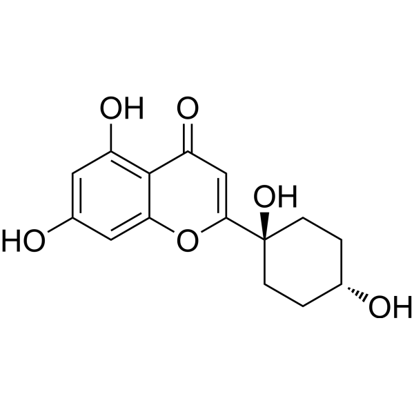 2-(trans-1,4-Dihydroxy-cyclohexyl)-5,7-dihydroxy-chromoneͼƬ