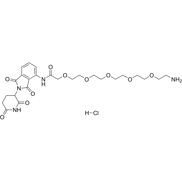 Pomalidomide-amino-PEG5-NH2 hydrochlorideͼƬ