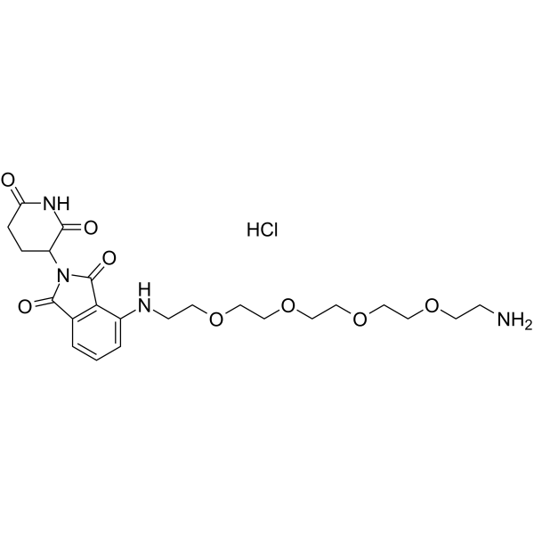 Pomalidomide-PEG4-C2-NH2 hydrochlorideͼƬ