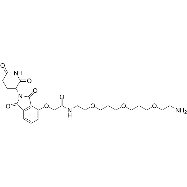 Thalidomide-O-amido-PEG1-(C1-PEG)2-C2-NH2ͼƬ