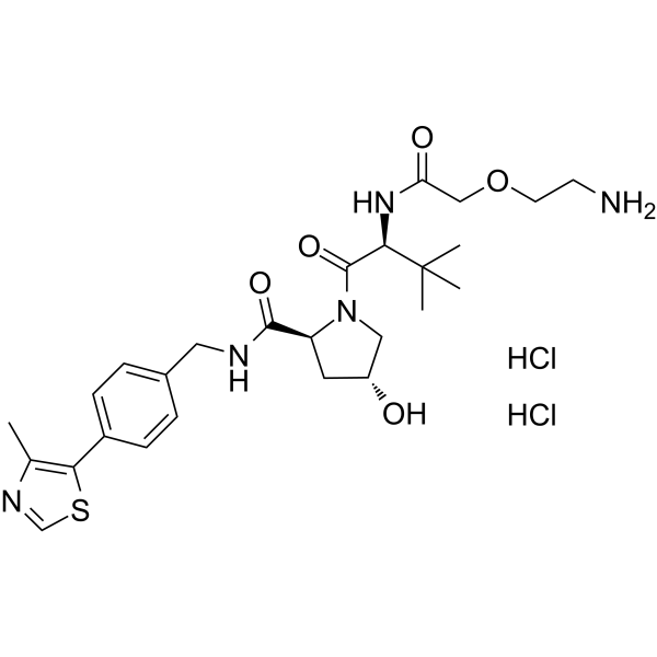 (S,R,S)-AHPC-PEG1-NH2 dihydrochlorideͼƬ