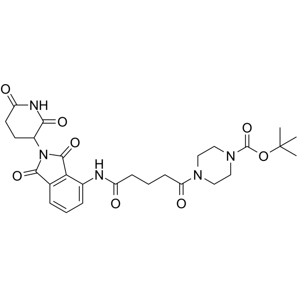 Pomalidomide-amido-C3-piperazine-N-BocͼƬ