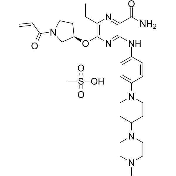 Naquotinib mesylateͼƬ