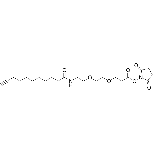 Propargyl-C8-amido-PEG2-NHS esterͼƬ