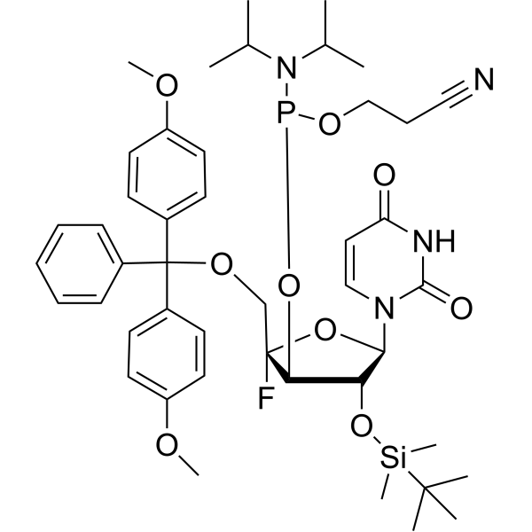 DMTr-4'-F-U-CED-TBDMS phosphoramiditeͼƬ