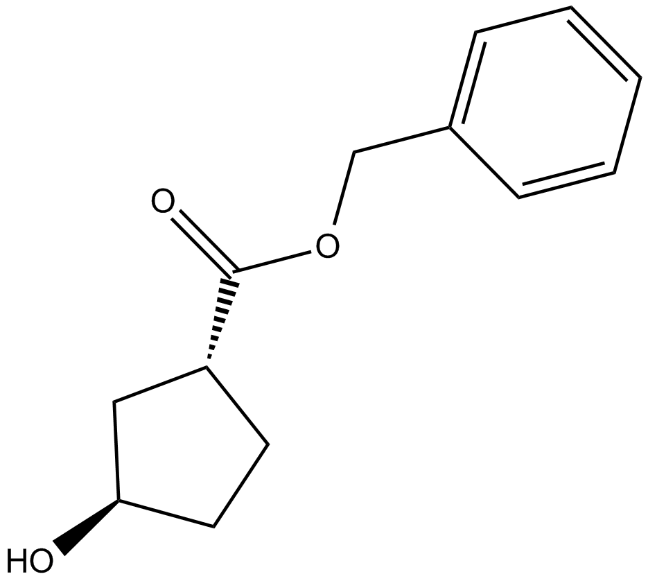 (1R,3R)-3-Hydroxycyclopentane carboxylic acid benzyl esterͼƬ