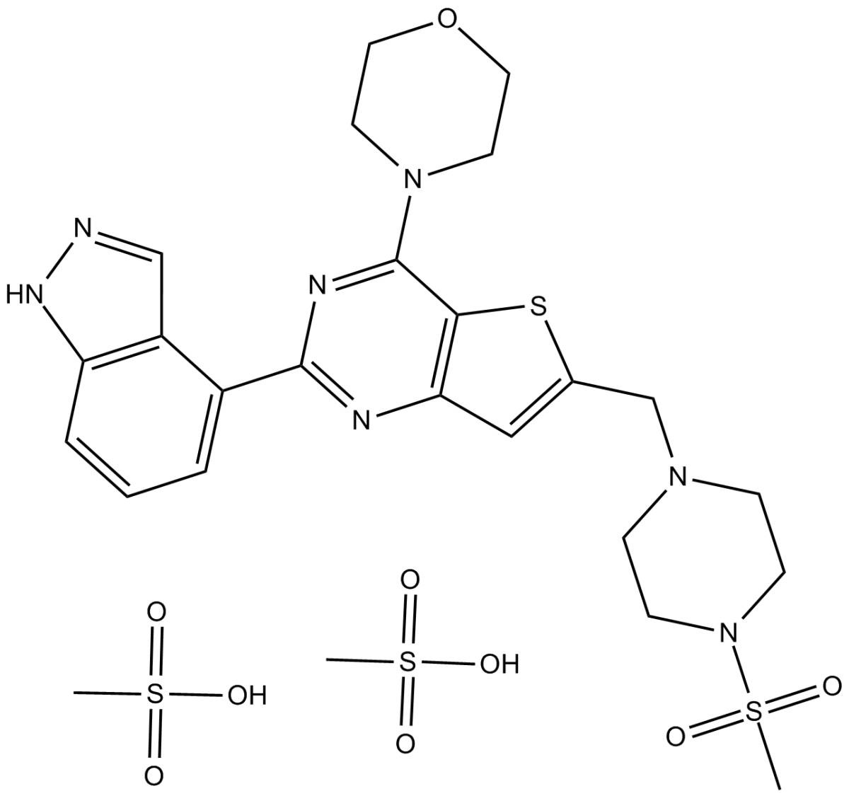 GDC-0941 dimethanesulfonateͼƬ