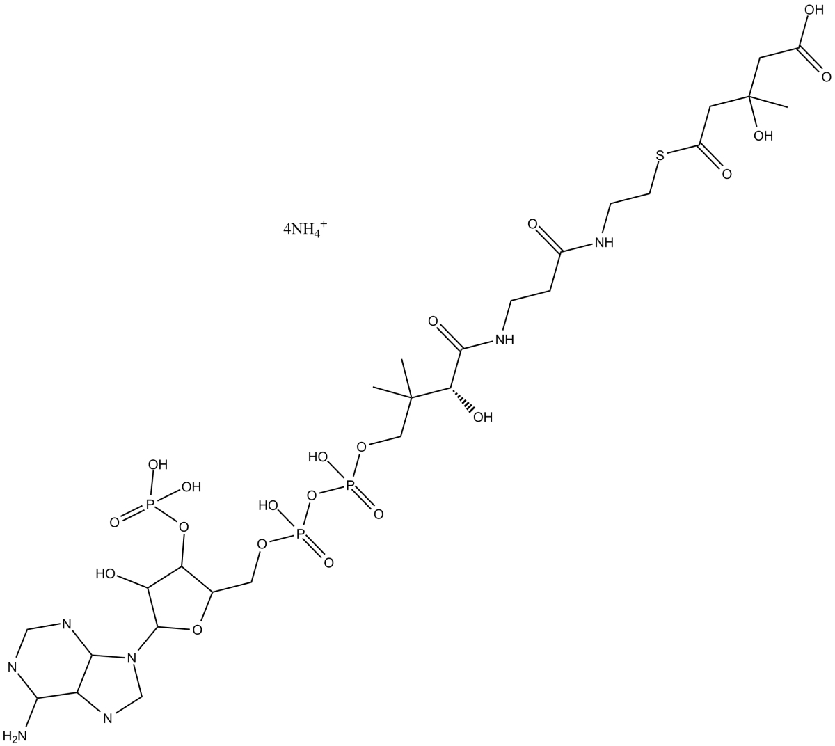 3-hydroxy-3-methylglutaryl-Coenzyme A-d3(ammonium salt)ͼƬ