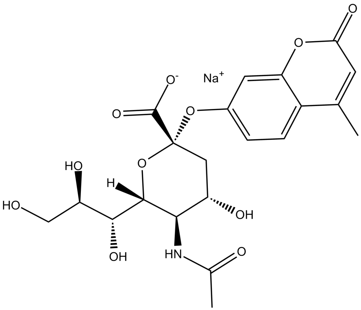 4-Methylumbelliferyl-N-acetyl--D-Neuraminic Acid(sodium salt)ͼƬ