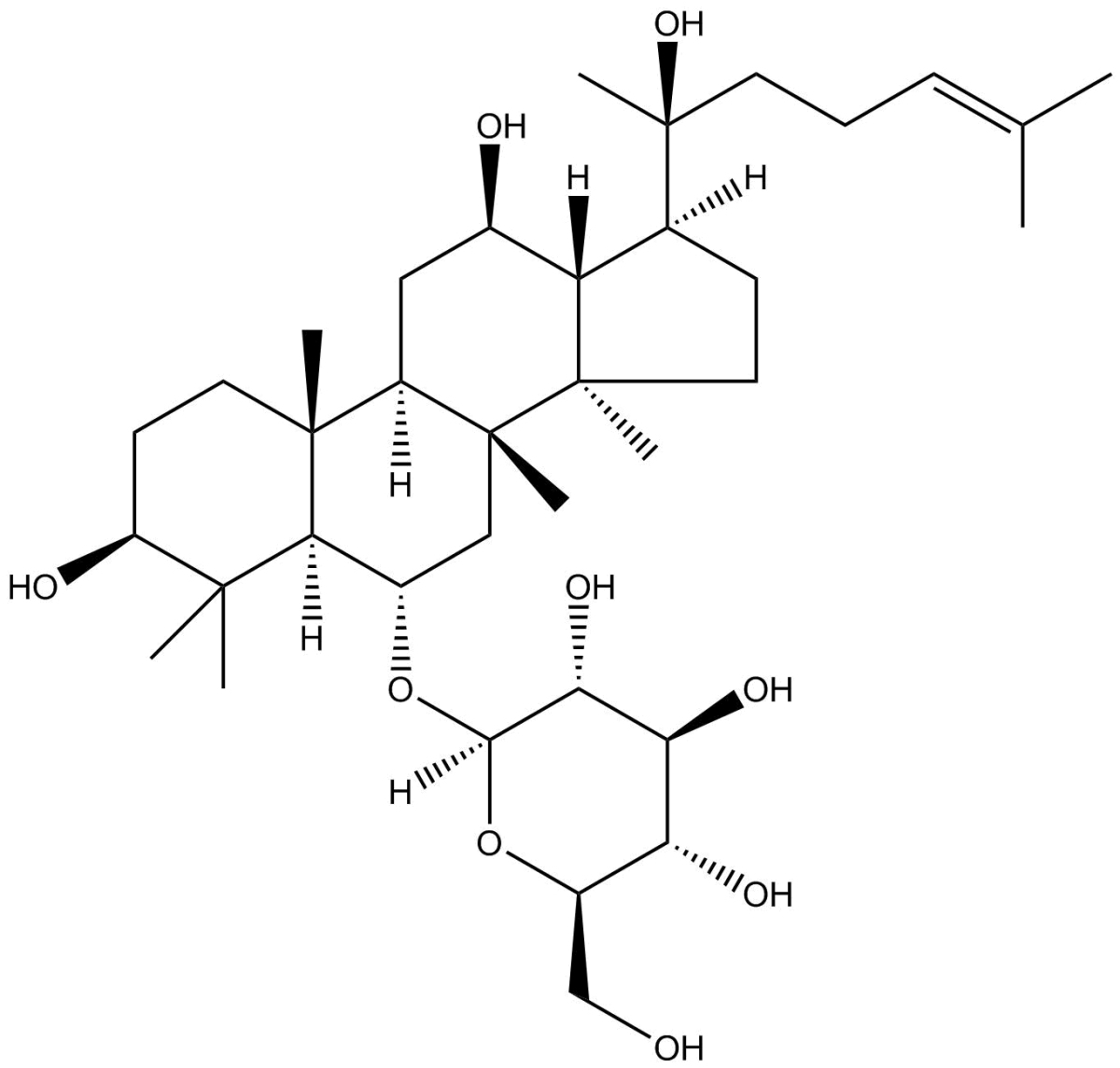 Ginsenoside Rh1ͼƬ