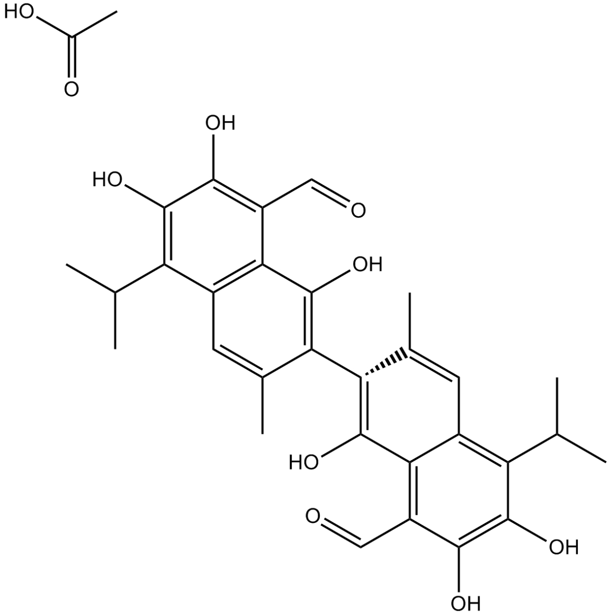 Acetate gossypolͼƬ