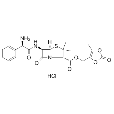 Lenampicillin hydrochloride(KBT 1585 hydrochloride)ͼƬ