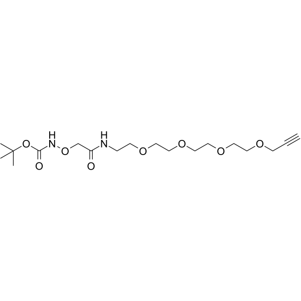 Boc-aminooxy-amide-PEG4-propargylͼƬ